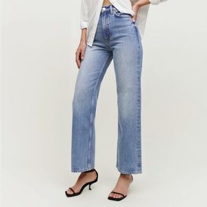 REFORMATION WILDER WIDE LEG CROP